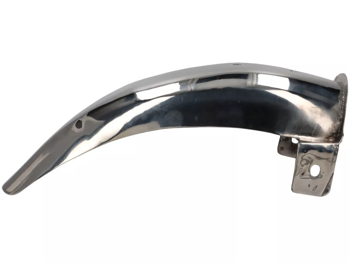 Front splash guard -SPAQ- Royal Alloy GP 125-300 - polished stainless steel