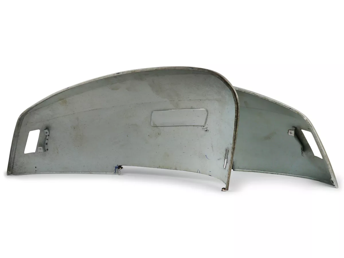 Juego de tapas laterales -SPAQ- Royal Alloy GT 125, GP 125-200 - estilo GP/dl - con abertura para indicador - metal