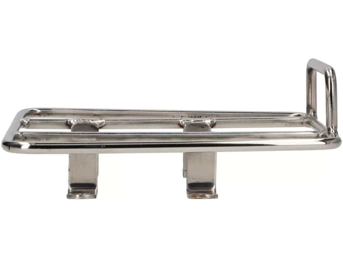 Rear luggage rack -SPAQ- Sprint Rack- Royal Alloy GP 125-300 - polished stainless steel