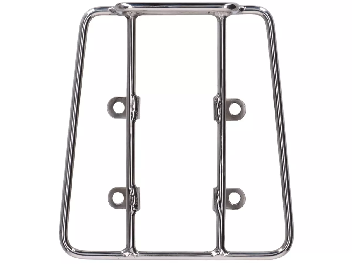 Rear luggage rack -SPAQ- Sprint Rack- Royal Alloy GP 125-300 - polished stainless steel