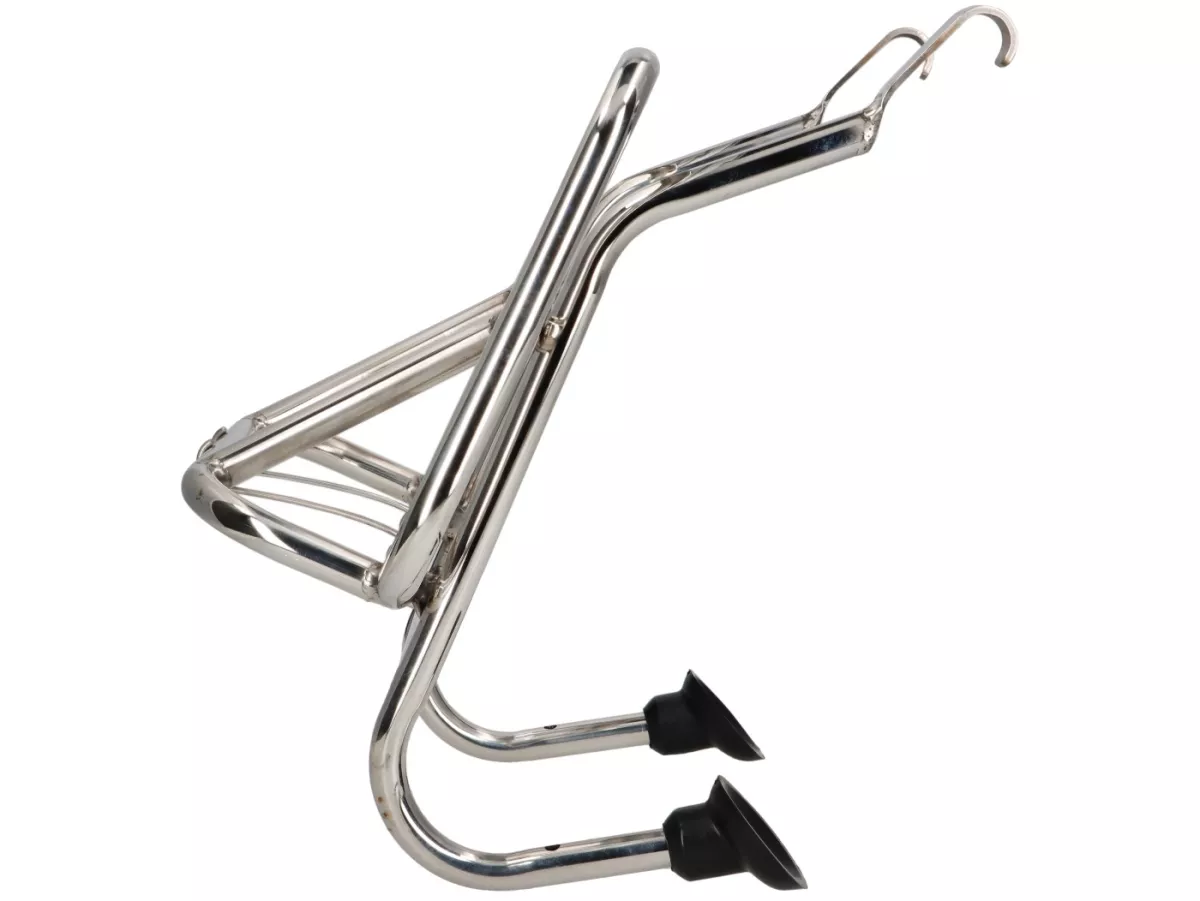 Gepäckträger klappbar vorne -SPAQ- Royal Alloy GP 125-300, TG 125-300 - Edelstahl poliert