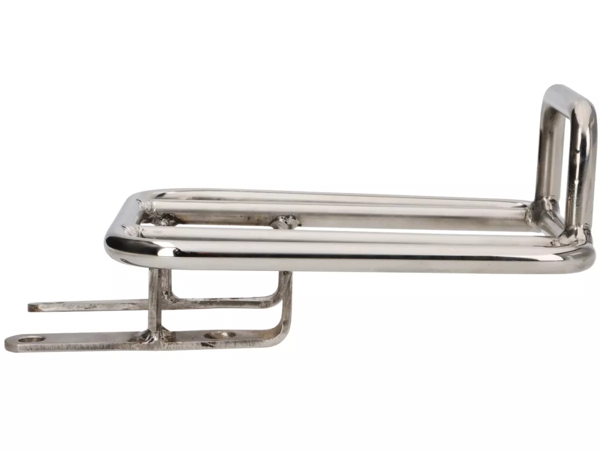 Rear luggage rack -SPAQ- Sprint Rack- Royal Alloy GP 125-300 - polished stainless steel