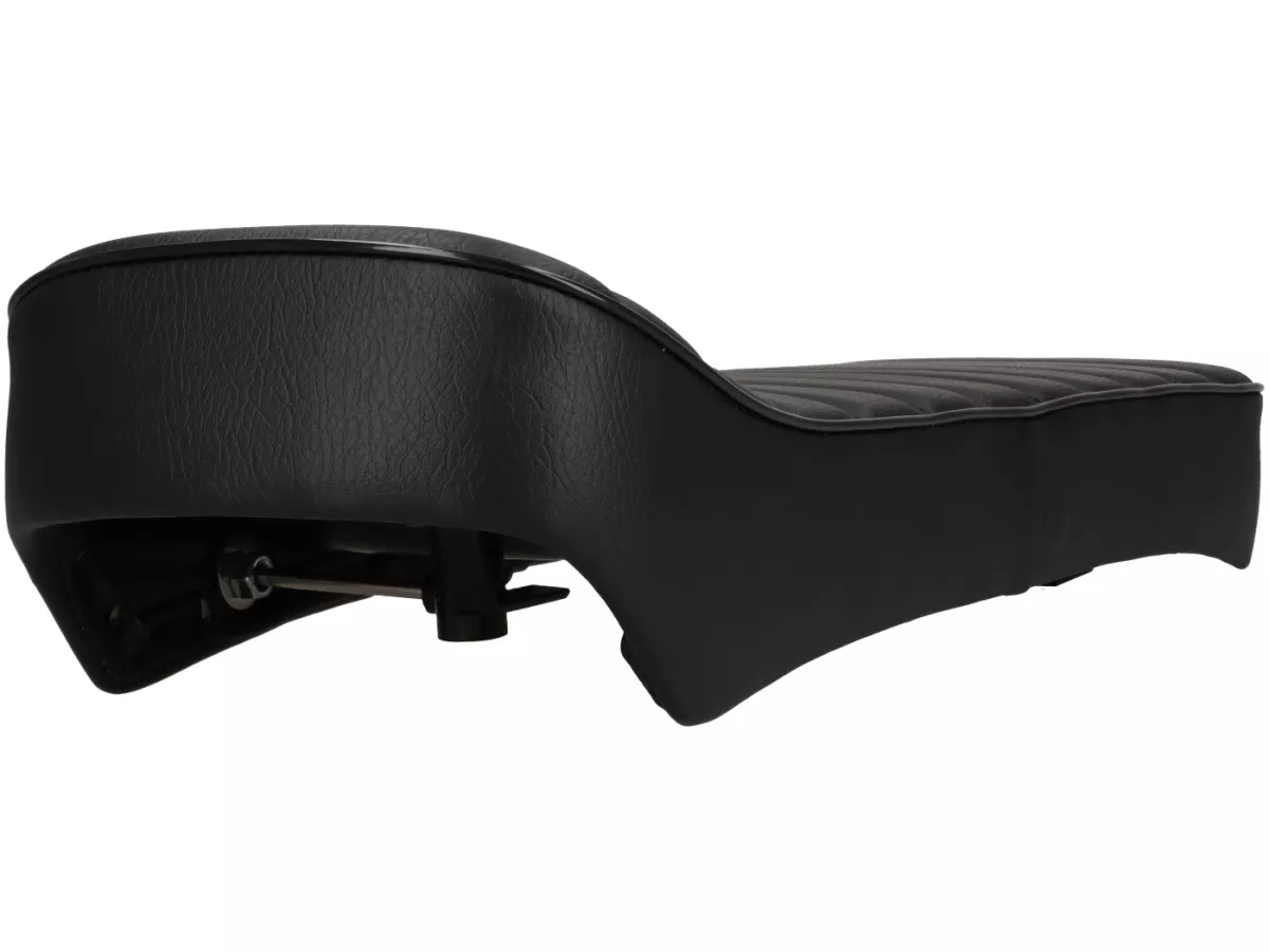 Seat -SPAQ- Royal Alloy GP 125-300, TG 125-300 - Cut Back - black/black