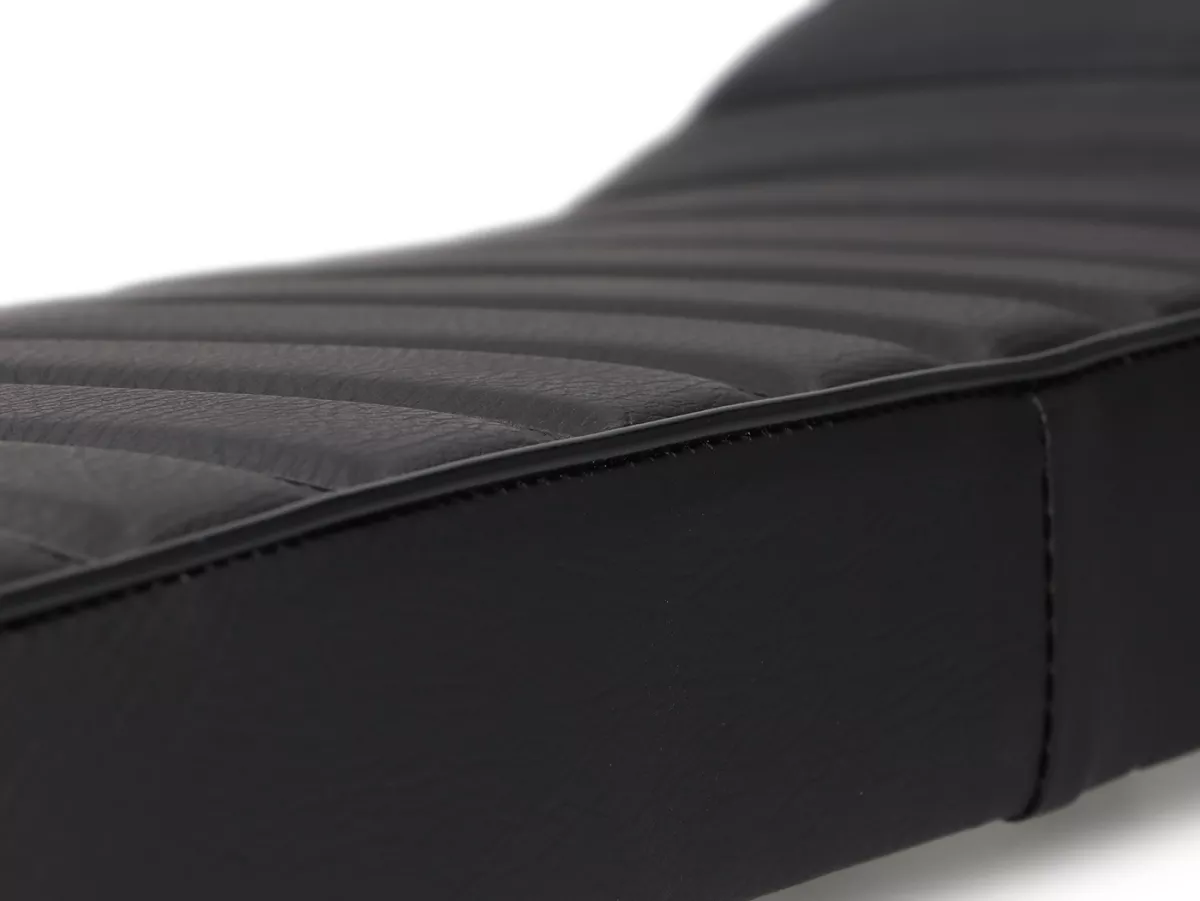 Seat -SPAQ- Royal Alloy GP 125-300, TG 125-300 - Cut Back - black/black