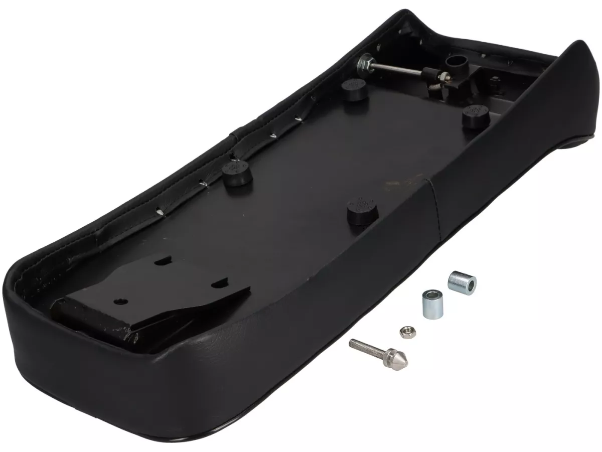 Seat -SPAQ- Royal Alloy GP 125-300, TG 125-300 - Cut Back - black/black