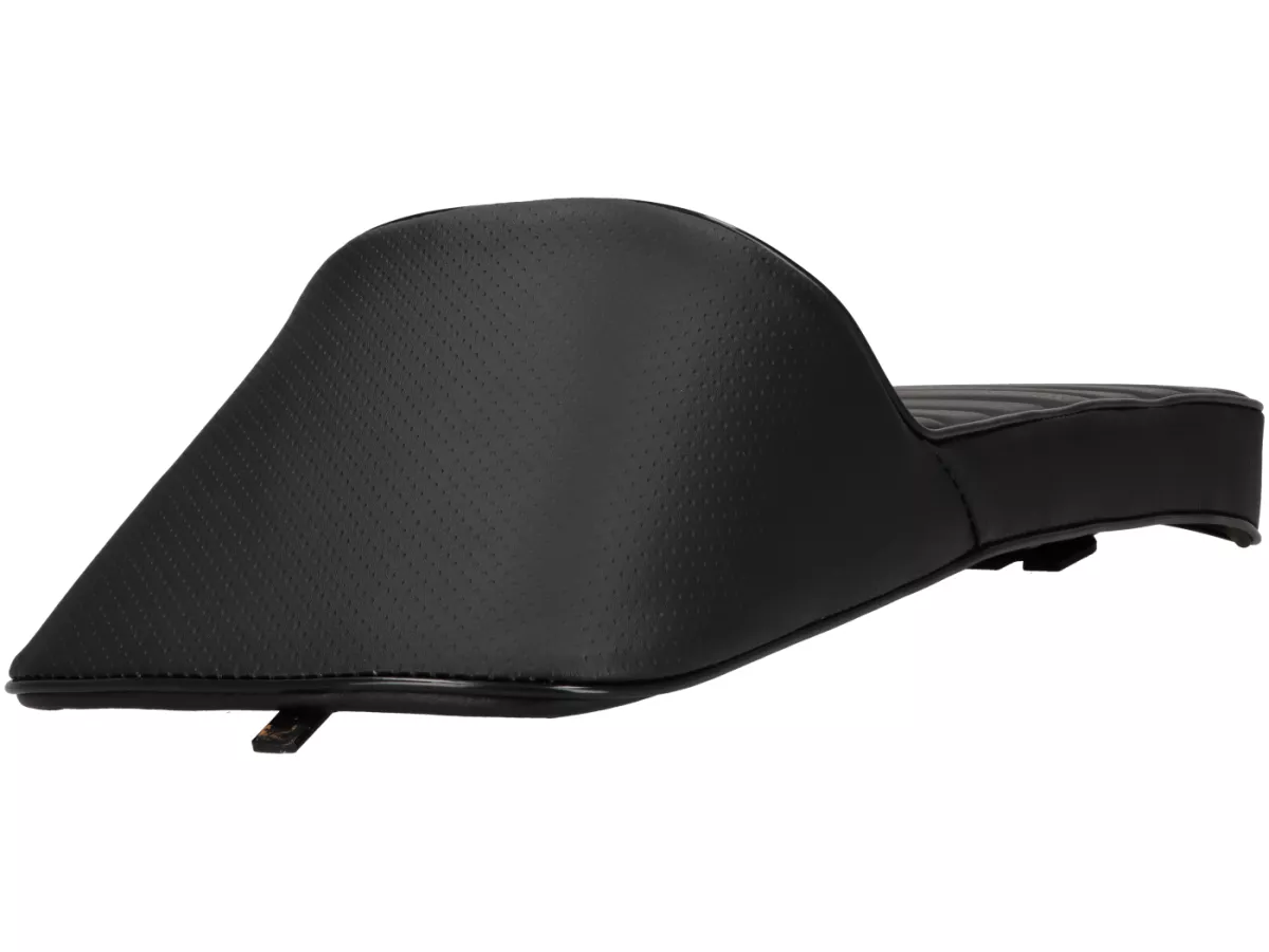 Seat bench -SPAQ- Royal Alloy GP 125-300, TG 125-300 - Race Slim - black/black