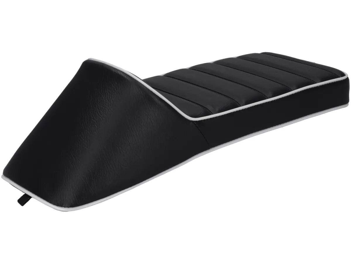 Sella -SPAQ- Royal Alloy GP 125-300, TG 125-300 - Schienale Race Slope - nero/bianco