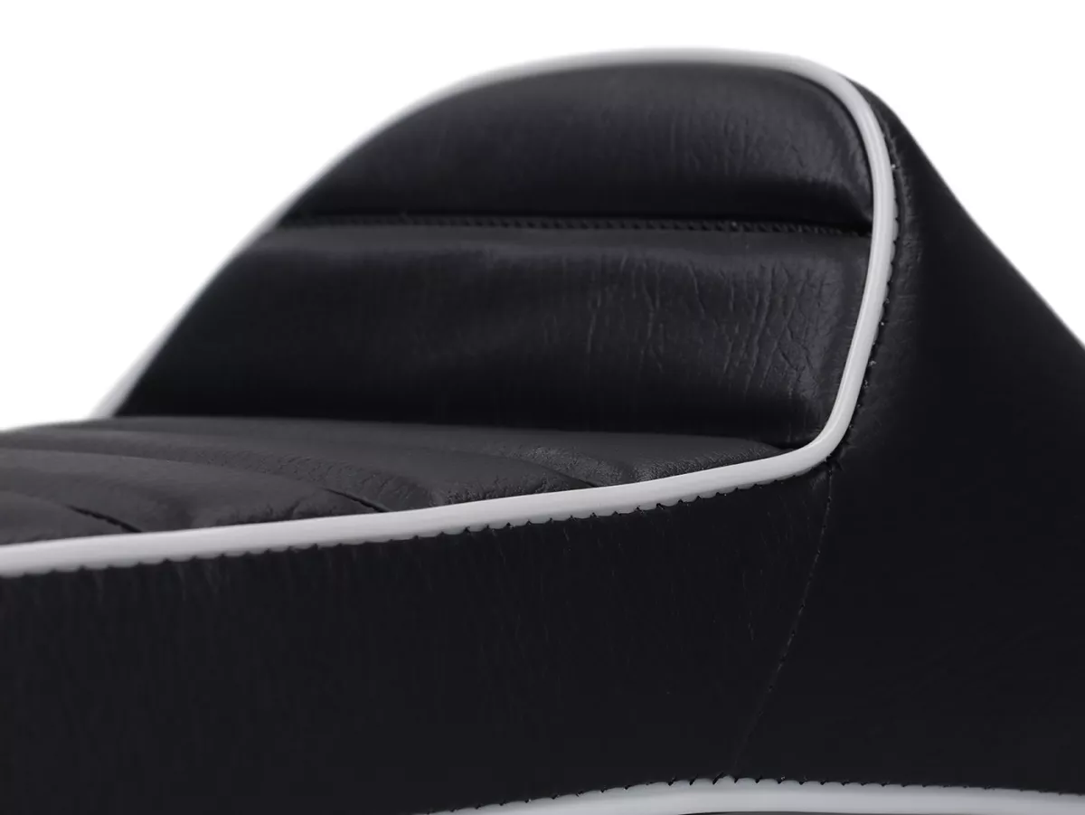 Sella -SPAQ- Royal Alloy GP 125-300, TG 125-300 - Schienale Race Slope - nero/bianco