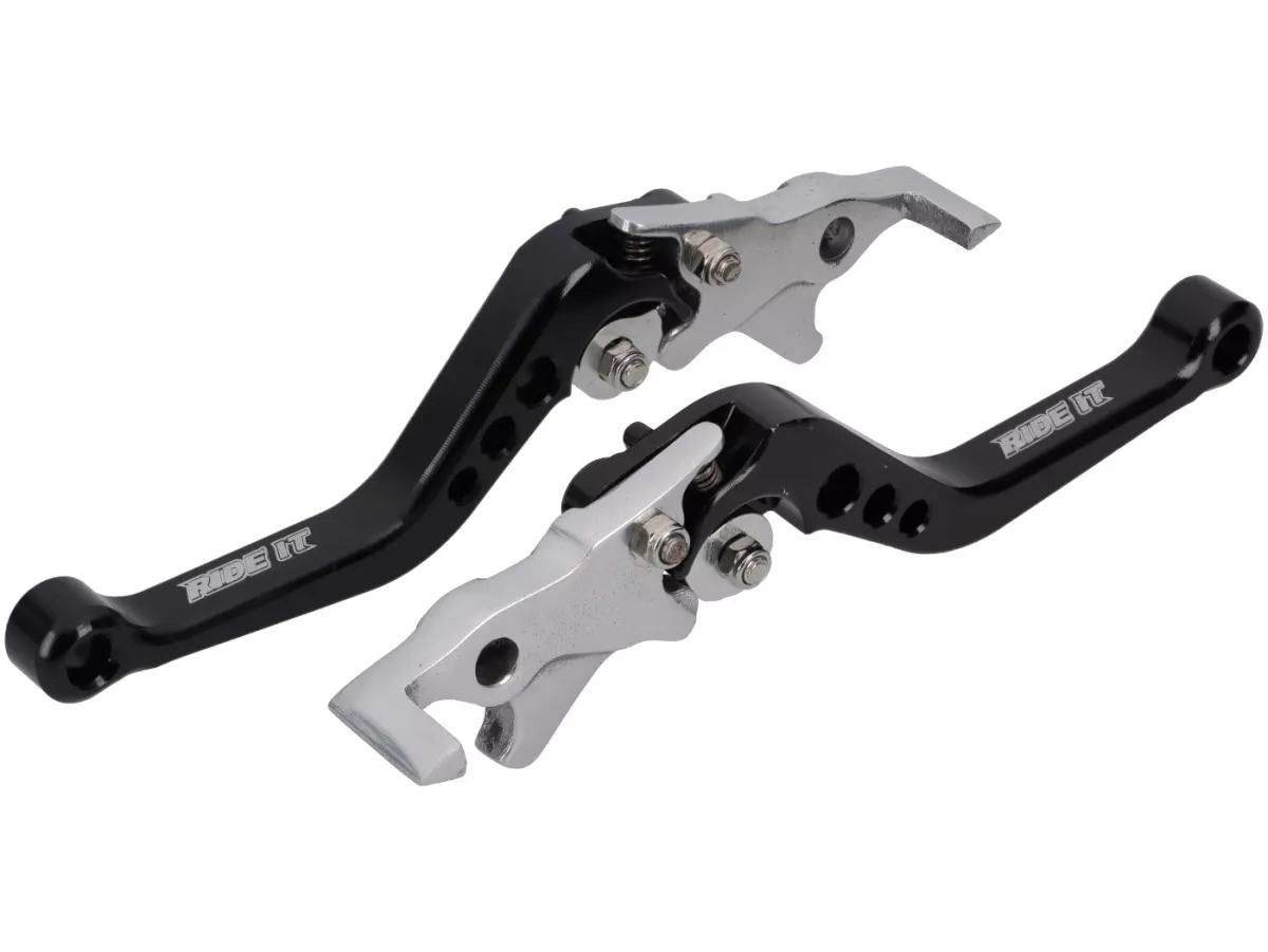 Bromshandtagssats SPAQ justerbar, svart för Royal Alloy GP 125-350, TG 125-350