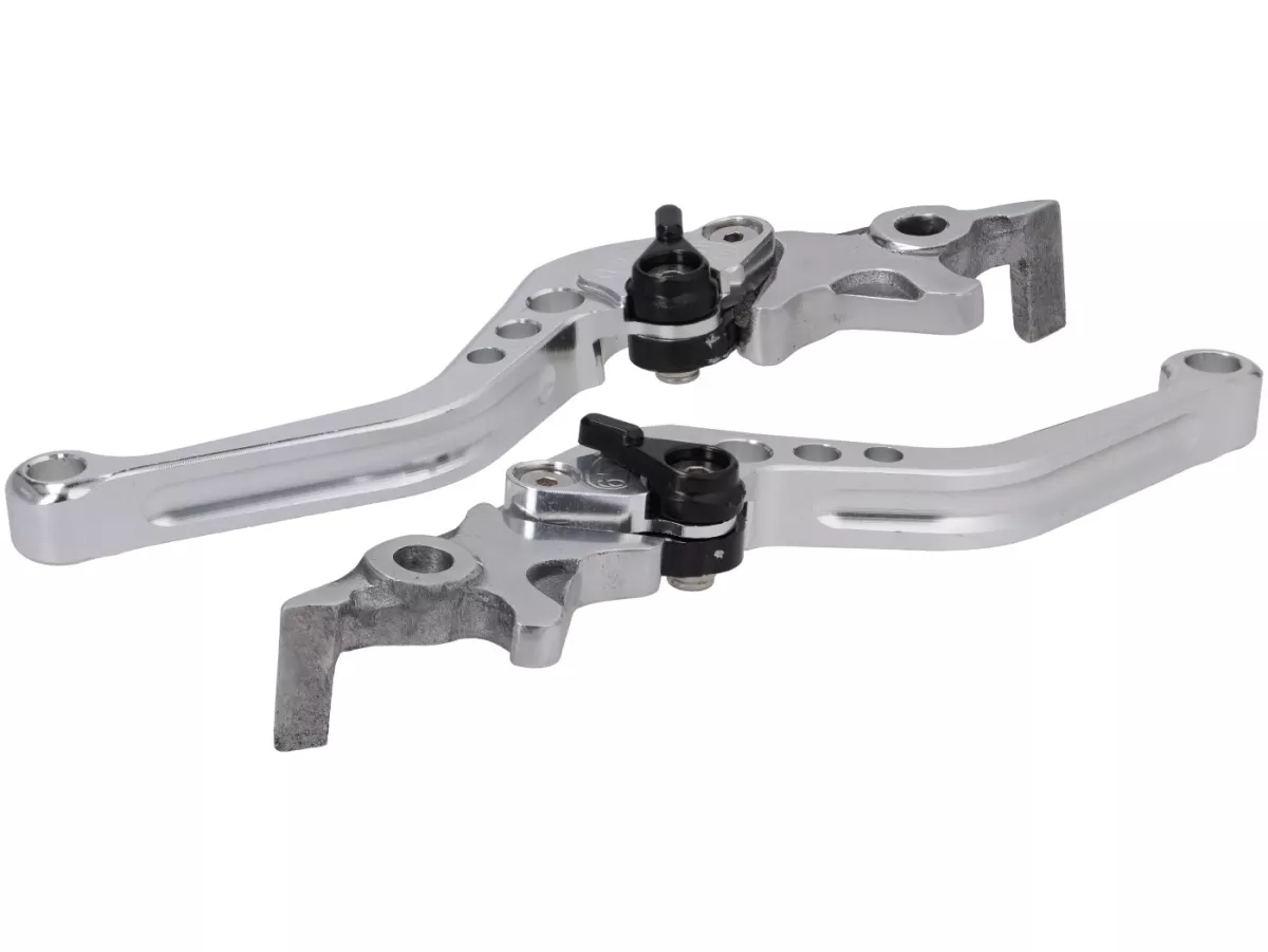 Bromshandtagssats SPAQ justerbar, silver för Royal Alloy GP 125-350, TG 125-350