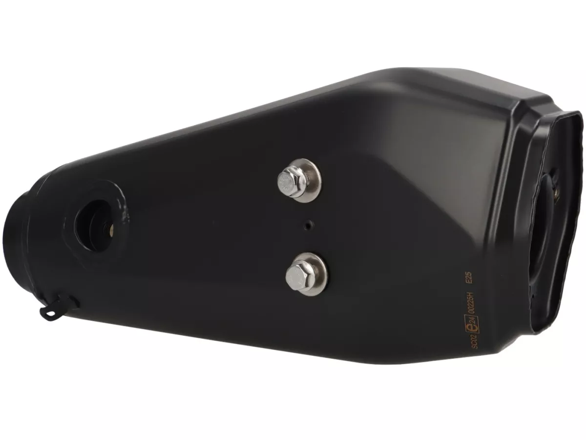 Rear silencer -REMUS RS 2.1 - Vespa GTS 310 HPE Euro 5+, GTS 300 HPE Euro 5 - Stainless steel black