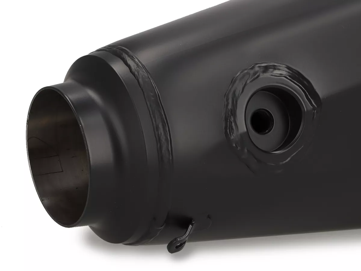 Rear silencer -REMUS RS 2.1 - Vespa GTS 310 HPE Euro 5+, GTS 300 HPE Euro 5 - Stainless steel black