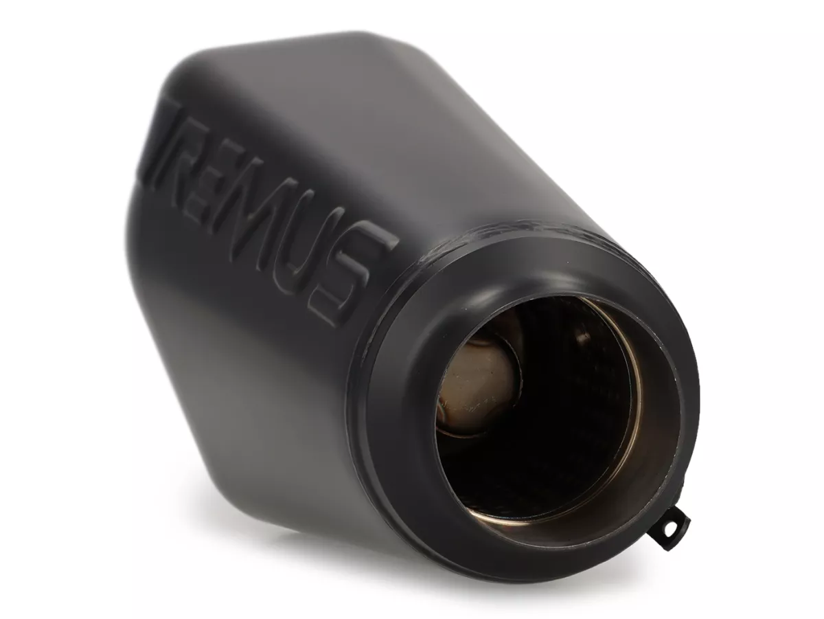 Rear silencer -REMUS RS 2.1 - Vespa GTS 310 HPE Euro 5+, GTS 300 HPE Euro 5 - Stainless steel black