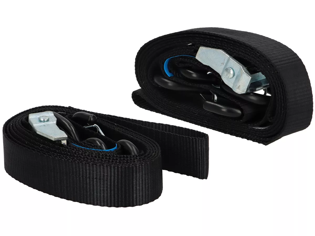 Spännbandssats -RACING PLANET- 35mm med krokar - 2 delar