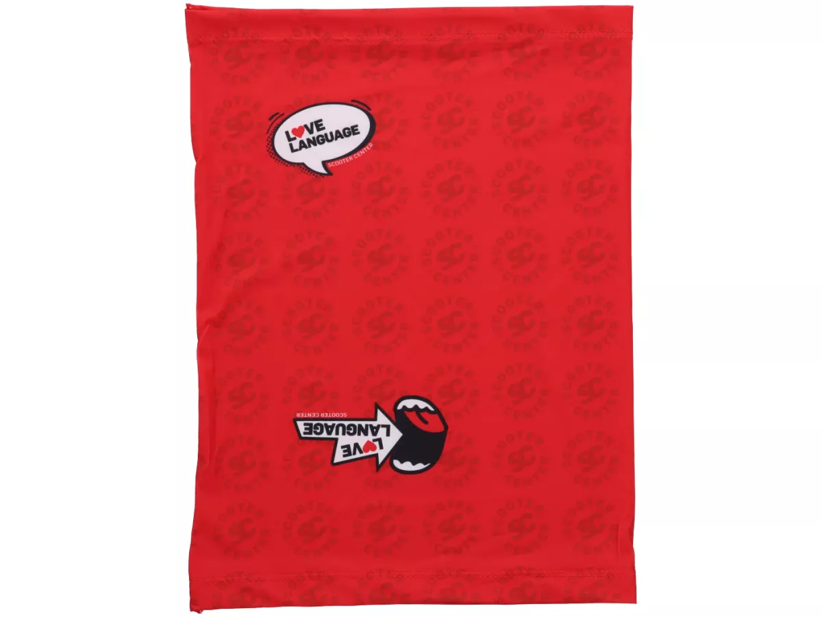 Saputangan -Tabung - Bandana -SC- Bahasa Cinta - merah