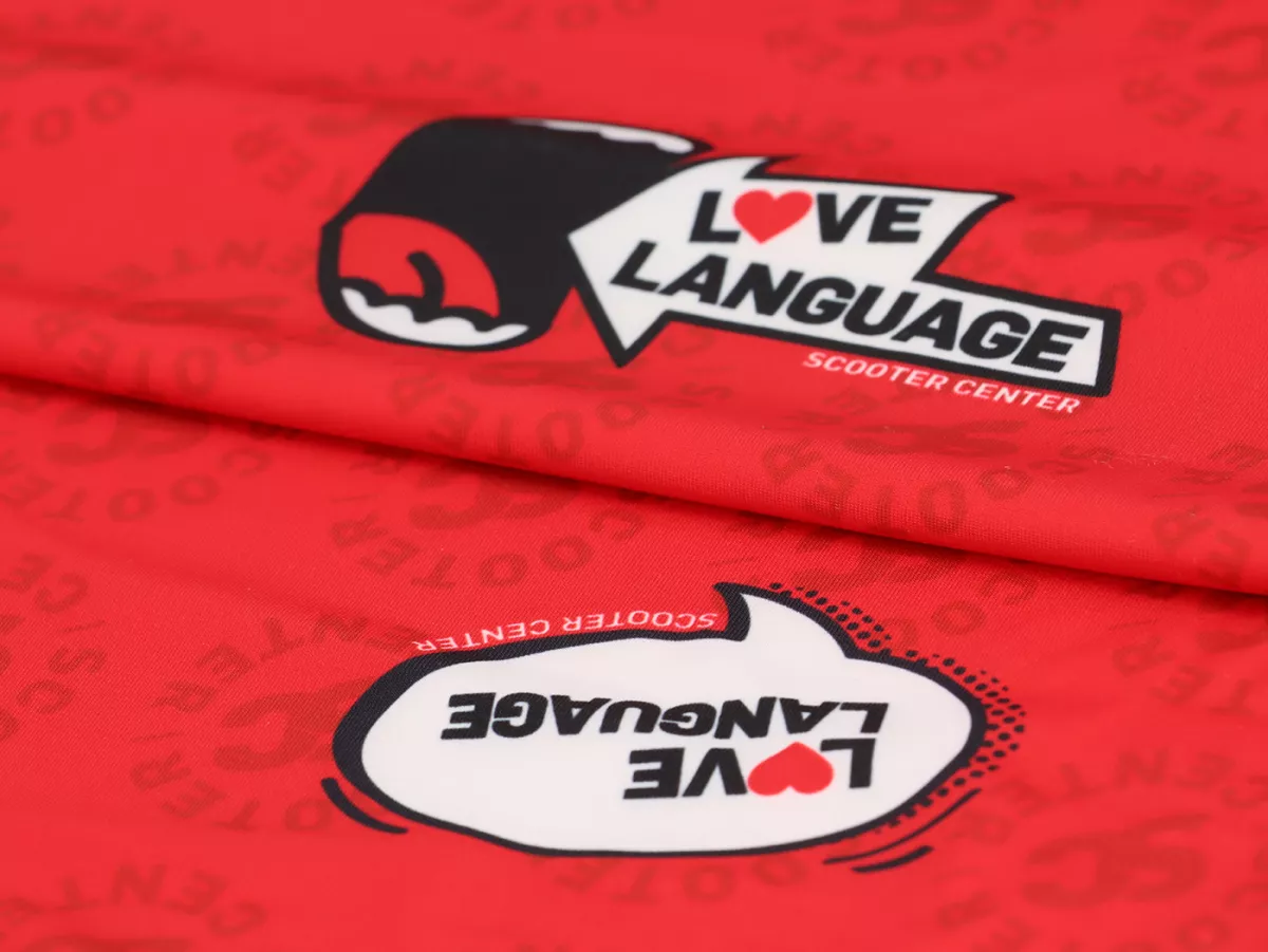Saputangan -Tabung - Bandana -SC- Bahasa Cinta - merah