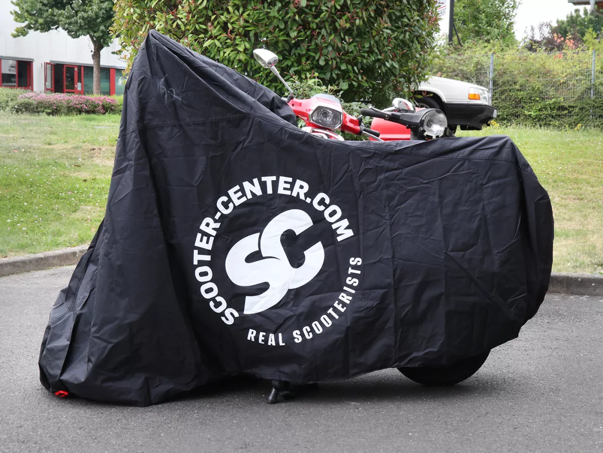 Cover, folding garage, scooter garage -SCOOTER CENTER- Outdoor universal - Premium quality - Vespa GTS, GTV, Sprint, Primavera, PX, Rally