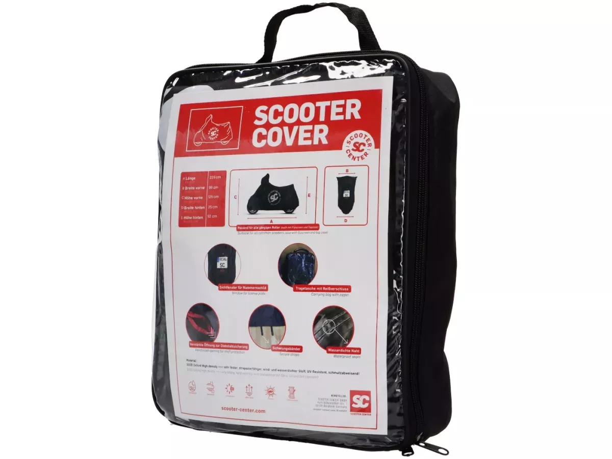 Cover, folding garage, scooter garage -SCOOTER CENTER- Outdoor universal - Premium quality - Vespa GTS, GTV, Sprint, Primavera, PX, Rally