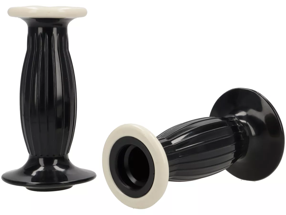 Handvatten Lambretta Mod. Biemme -SECURIT ANTIVIBRANTE- Lambretta serie 3, lui 50 CL, lui 75 S, SL - diameter 24mm - zwart
