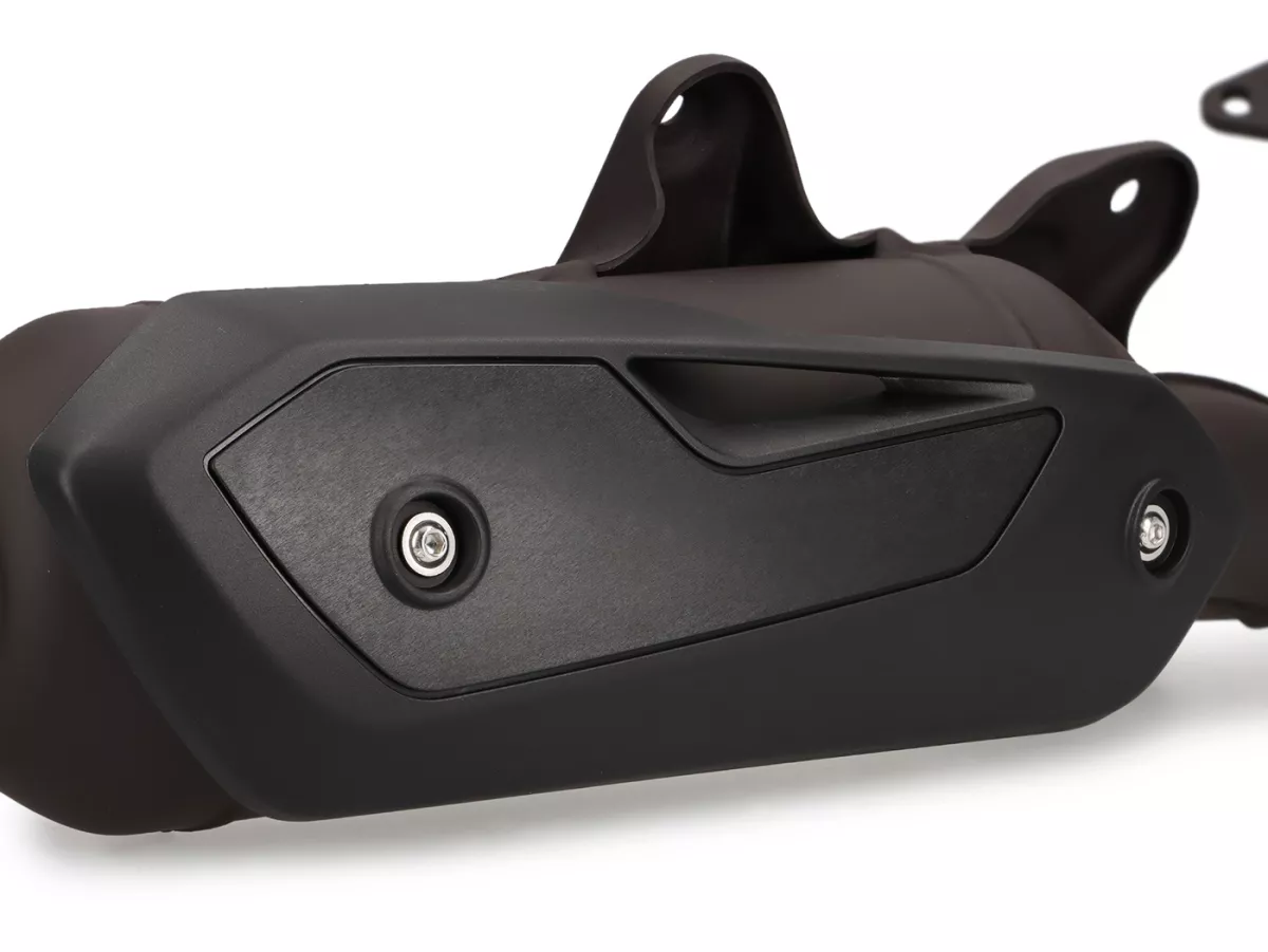 Uitlaat -TECNIGAS- Silent Pro Black - Peugeot 50 ccm (horizontaal) - Jetforce 50 C-Tech, Speedfight 3 50 AC (2T), Ludix, Streetzone