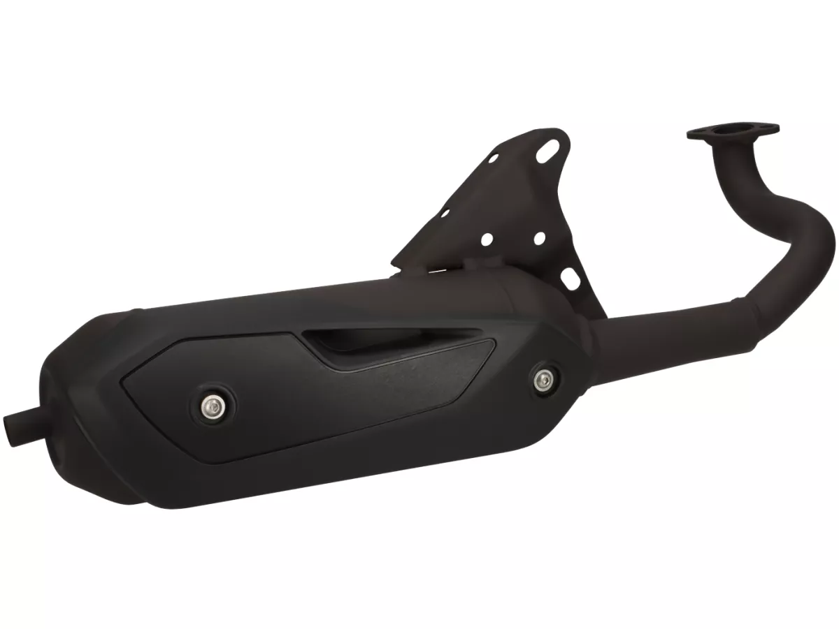 Escape -TECNIGAS- Silent Pro Black - Minarelli 50 ccm (horizontal)