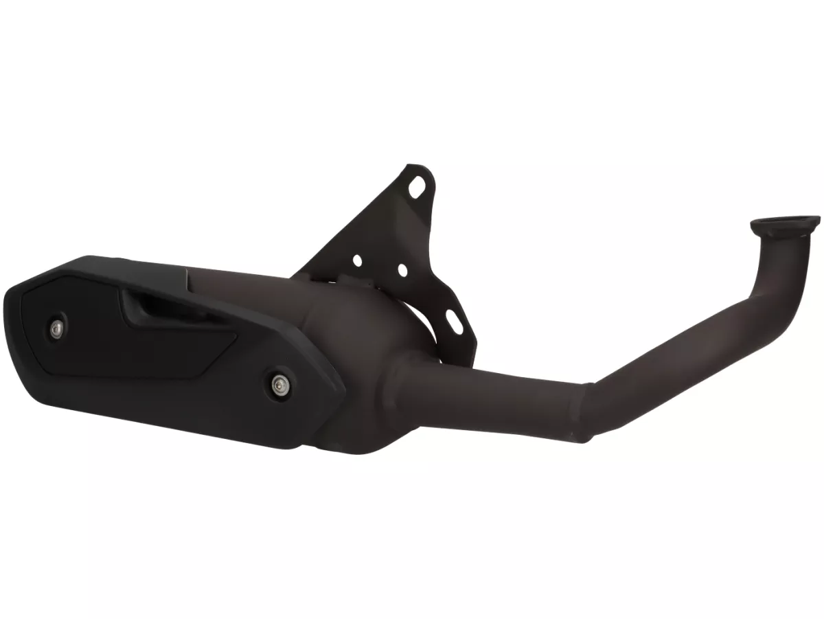 Escape -TECNIGAS- Silent Pro Black - Minarelli 50 ccm (horizontal)