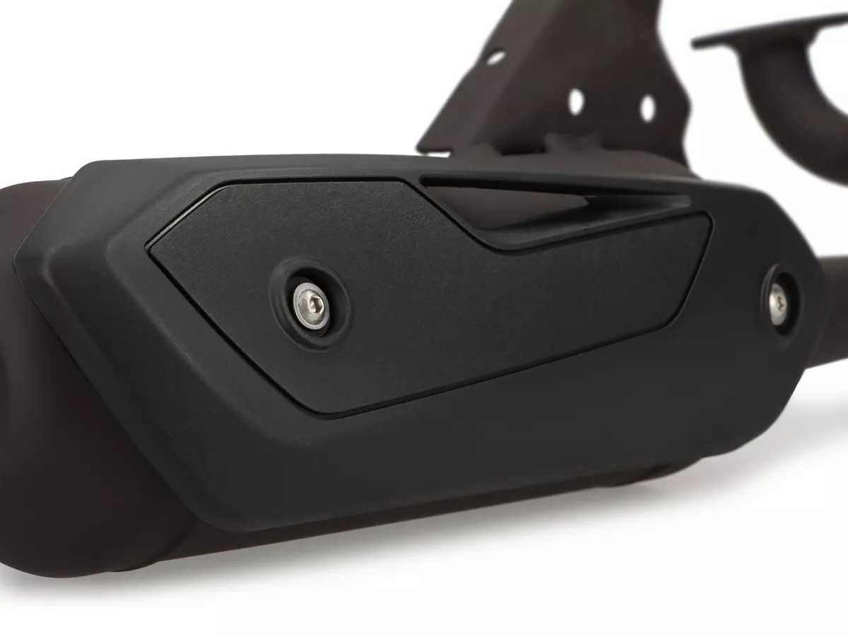 Escape -TECNIGAS- Silent Pro Black - Minarelli 50 ccm (horizontal)