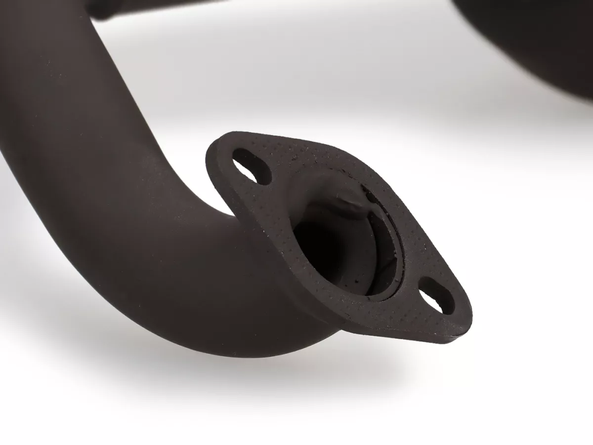 Escape -TECNIGAS- Silent Pro Black - Minarelli 50 ccm (horizontal)