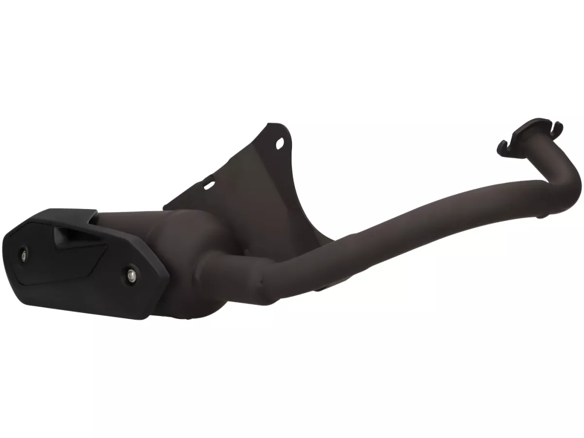 Exhaust -TECNIGAS- Silent Pro Black - Kymco 50 2T - Super8, Super9, Vitality, Yager, Spacer, Like, Sniper, Agility, Bet&Win, Cobra, Dink, Grand Dink, Heroism50, SYM Jet, Jungle, Mask Orbit, Red Devil, RS50, Shark, Super Fancy