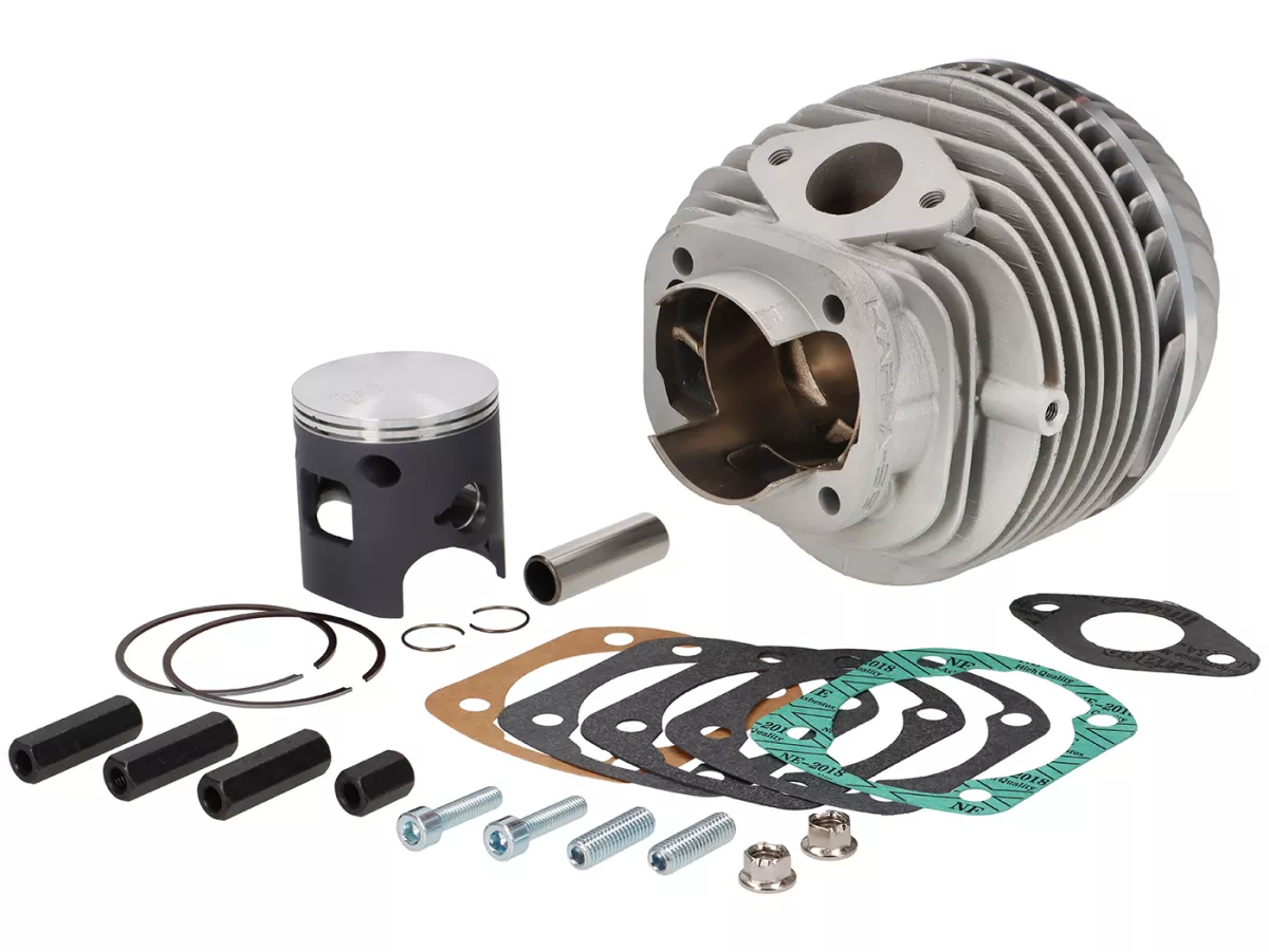 Cylindre -VMC KAPPA - 135 ccm Ø58, course=51mm, aluminium, 1 pièce d'échappement- Vespa PV125, ET3, PK125