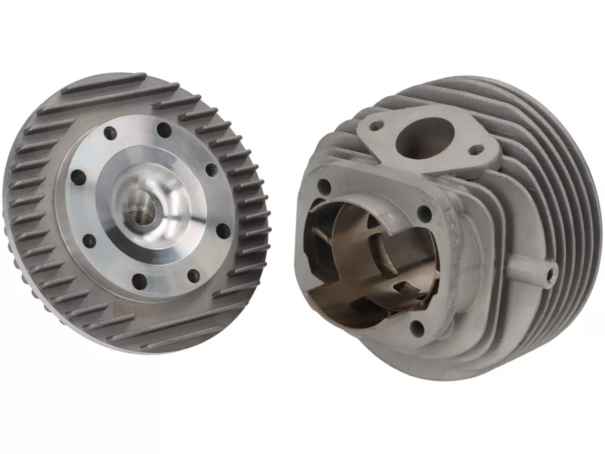 Cylindre -VMC KAPPA - 135 ccm Ø58, course=51mm, aluminium, 1 pièce d'échappement- Vespa PV125, ET3, PK125