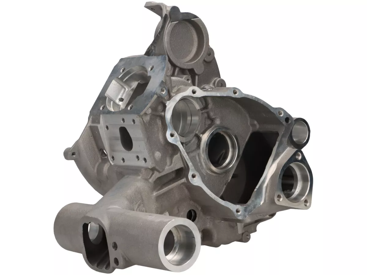 Engine casing -VMC X1 reed intake- Vespa V50, V90, PV, ET3, PK S, PK XL, Motovespa PK75 - without electric starter