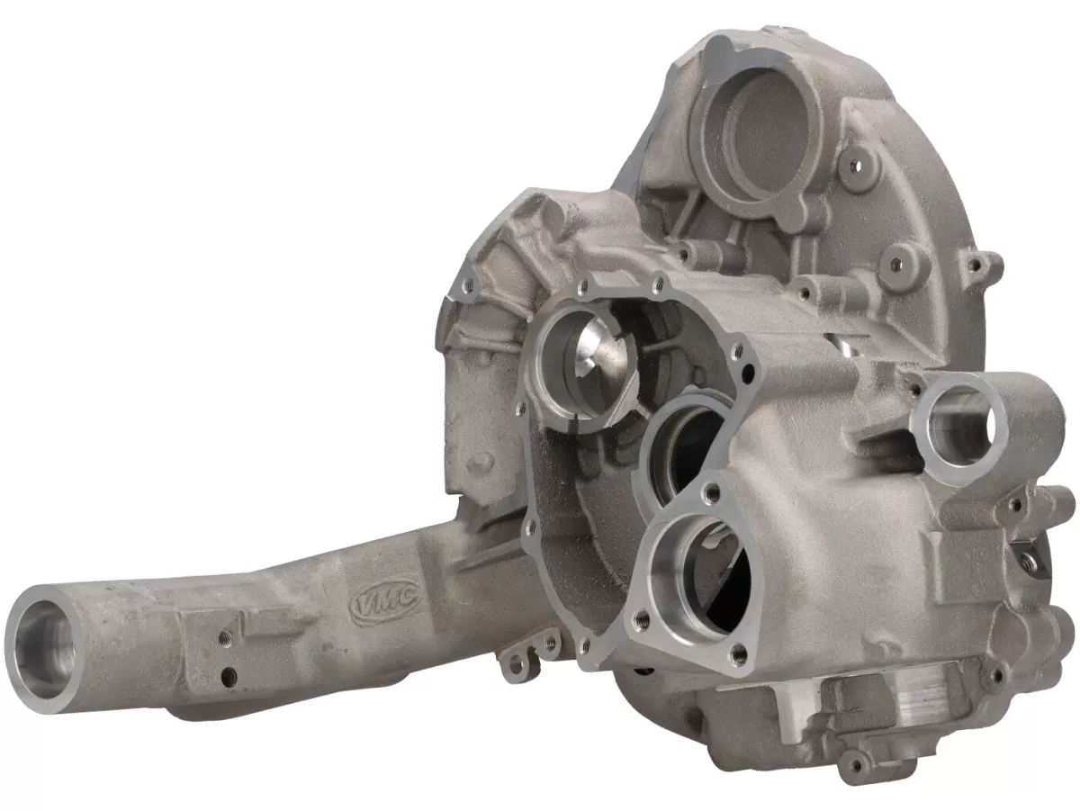 Engine casing -VMC X1 reed intake- Vespa V50, V90, PV, ET3, PK S, PK XL, Motovespa PK75 - without electric starter