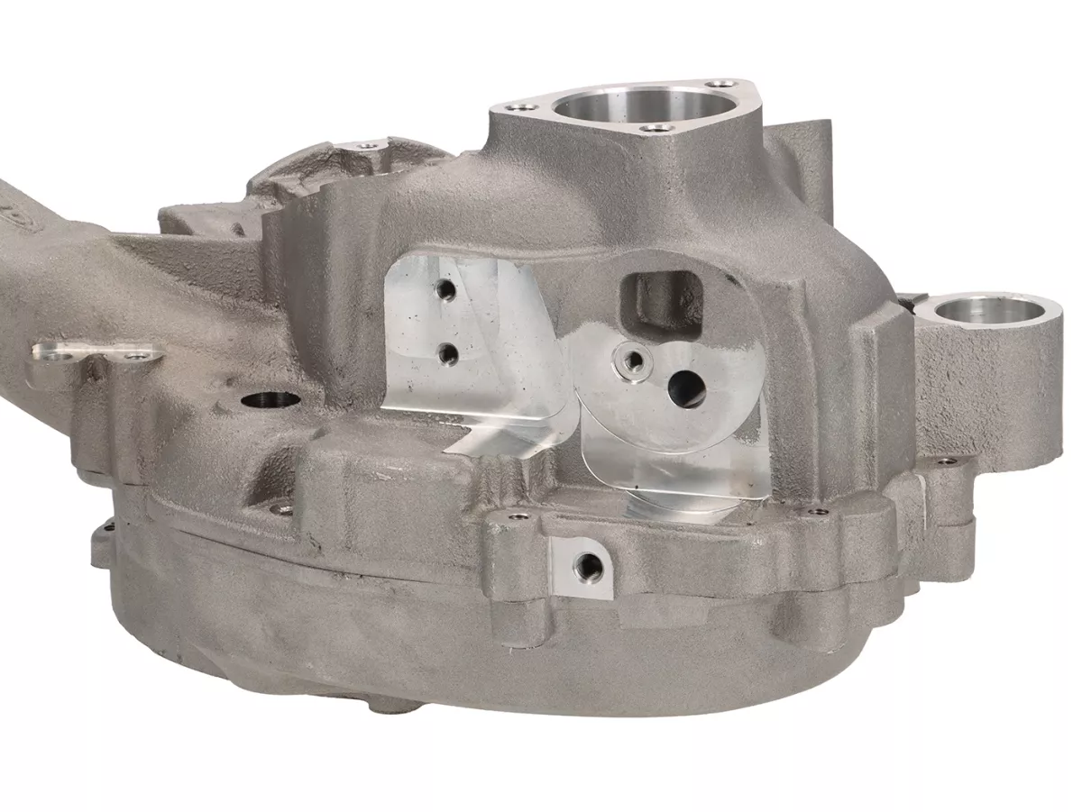 Engine casing -VMC X1 reed intake- Vespa V50, V90, PV, ET3, PK S, PK XL, Motovespa PK75 - without electric starter
