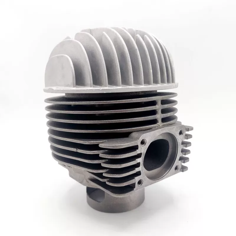 Silinder -VMC Super G 2.0 177cc - besi cor abu-abu 2-saluran - Vespa VNB, Super (VNC1T, VBC1T), VBB, Sprint (VLB1T), GT (VNL2T), GTR (VNL2T -138956), VGLA, VGLB