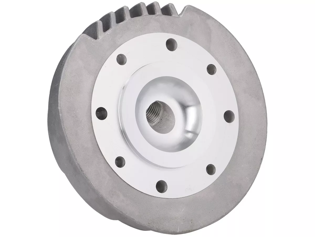 Silinder -VMC Super G 2.0 177cc - besi cor abu-abu 2-saluran - Vespa VNB, Super (VNC1T, VBC1T), VBB, Sprint (VLB1T), GT (VNL2T), GTR (VNL2T -138956), VGLA, VGLB