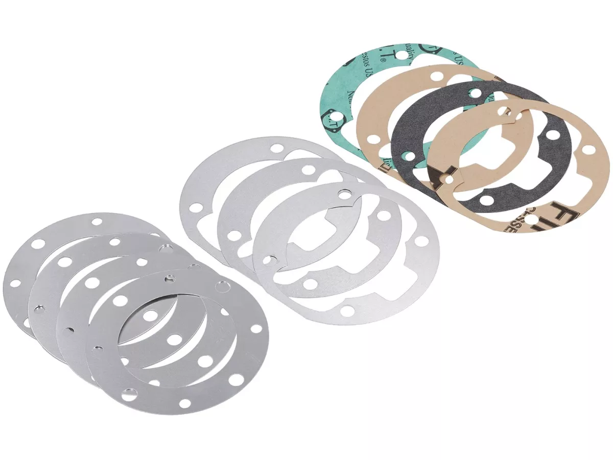 Silinder -VMC Super G 2.0 177cc - besi cor abu-abu 2-saluran - Vespa VNB, Super (VNC1T, VBC1T), VBB, Sprint (VLB1T), GT (VNL2T), GTR (VNL2T -138956), VGLA, VGLB