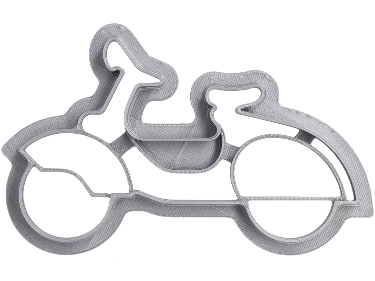 Keks-Ausstechform / Ausstecher für Plätzchen -VESPTEC- Vespa Wideframe Motorroller 12cm, Kunststoff