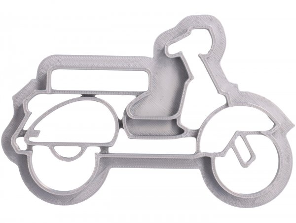 Cortapastas / cortapastas para galletas -VESPTEC- Vespa Largeframe PX scooter 12cm, plástico