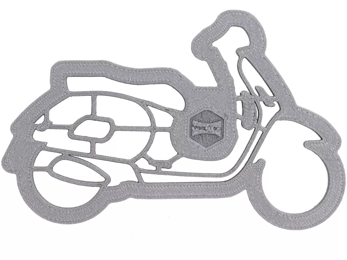 Cookie cutter / biscuit cutter for biscuits -VESPTEC- Vespa GTS, GTS125, GTS300 12cm, plastic