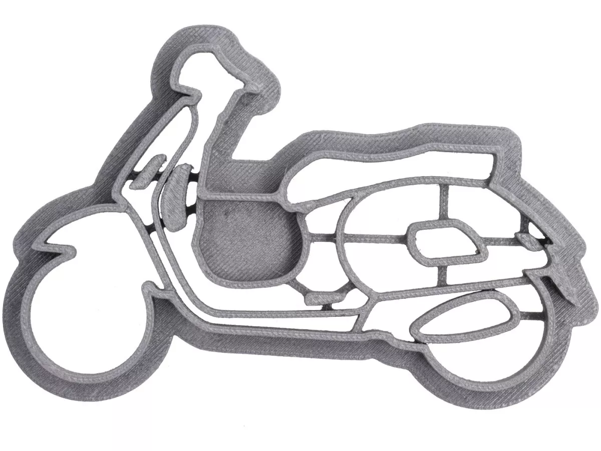 Cookie cutter / biscuit cutter for biscuits -VESPTEC- Vespa GTS, GTS125, GTS300 12cm, plastic