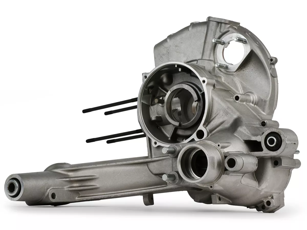Motorgehäuse -PIAGGIO Drehschiebereinlass, Elestart, mit Getrenntschmierung- Vespa PX150 (2011) - passt auch für Vespa P125X, P150X, ​PX125E, P150E, ​Lusso, Millenium/MY
