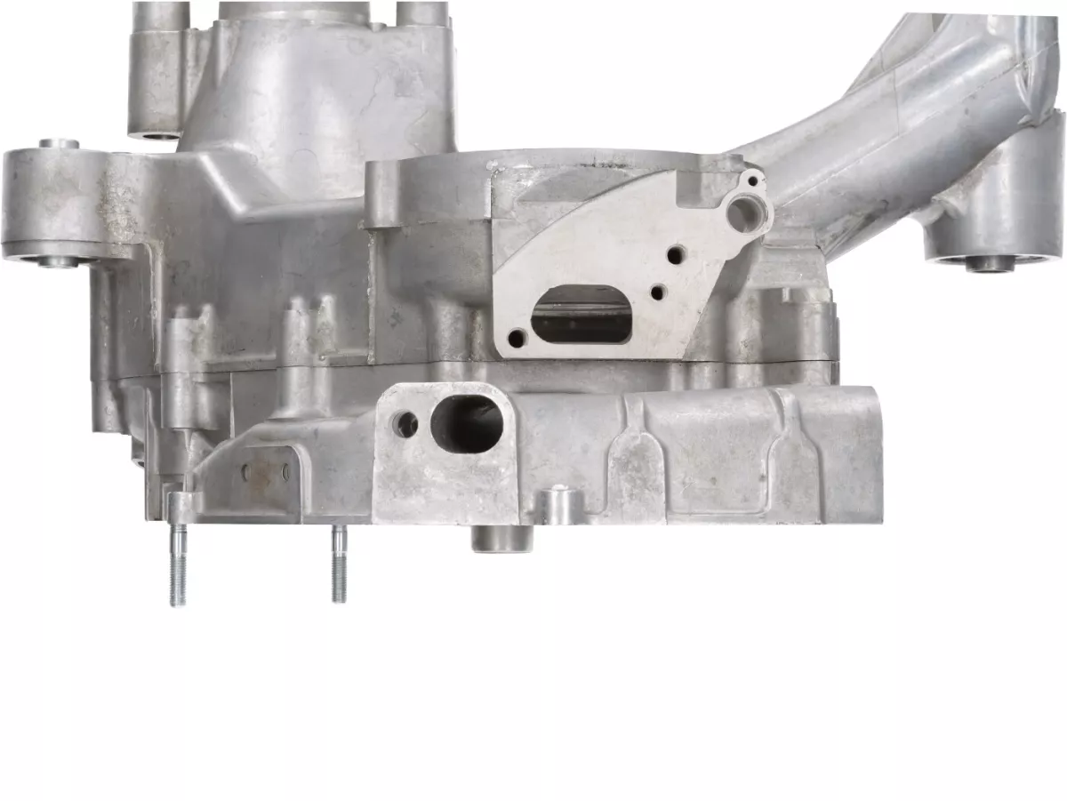 Motorgehäuse -OEM Drehschiebereinlass, Elestart, mit Getrenntschmierung- Vespa P200E, PX200, PX200E, Motovespa P200 DN, PX200 Iris, TX200