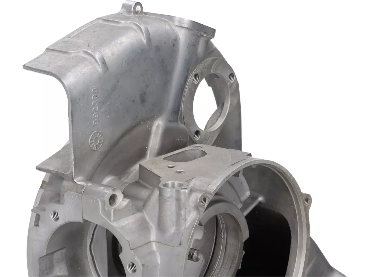 Motorgehäuse -OEM Drehschiebereinlass, Elestart, mit Getrenntschmierung- Vespa P200E, PX200, PX200E, Motovespa P200 DN, PX200 Iris, TX200