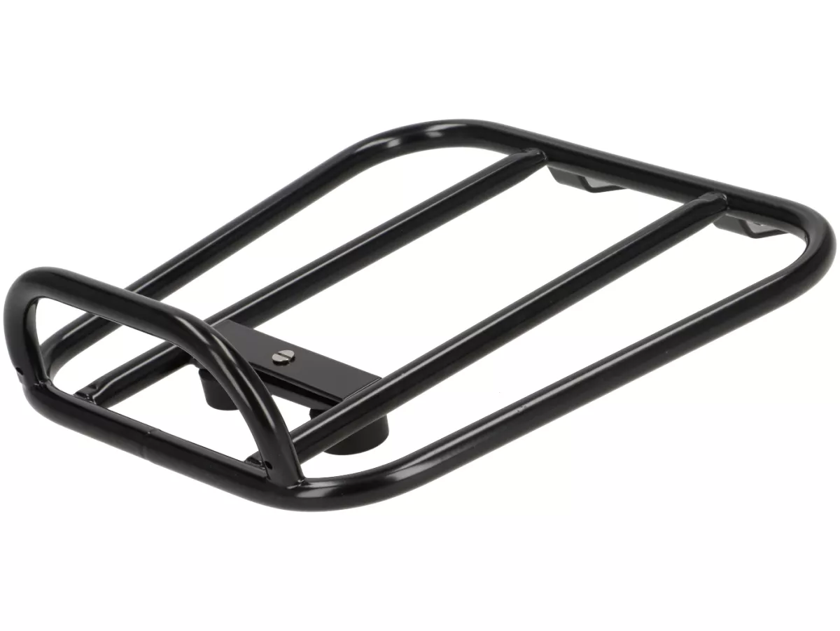 Bakre bagagehylla -PLC CORSE Sprint Rack- Vespa Wideframe V1-V15, V30-V33, VM, VN, VL, VB - blank svart