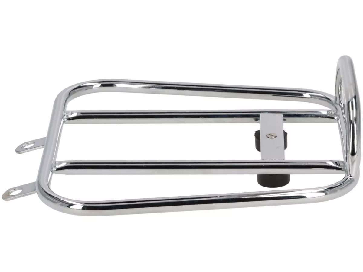 Rear luggage rack -PLC CORSE Sprint Rack- Vespa Wideframe V1-V15, V30-V33, VM, VN, VL, VB - chrome-plated