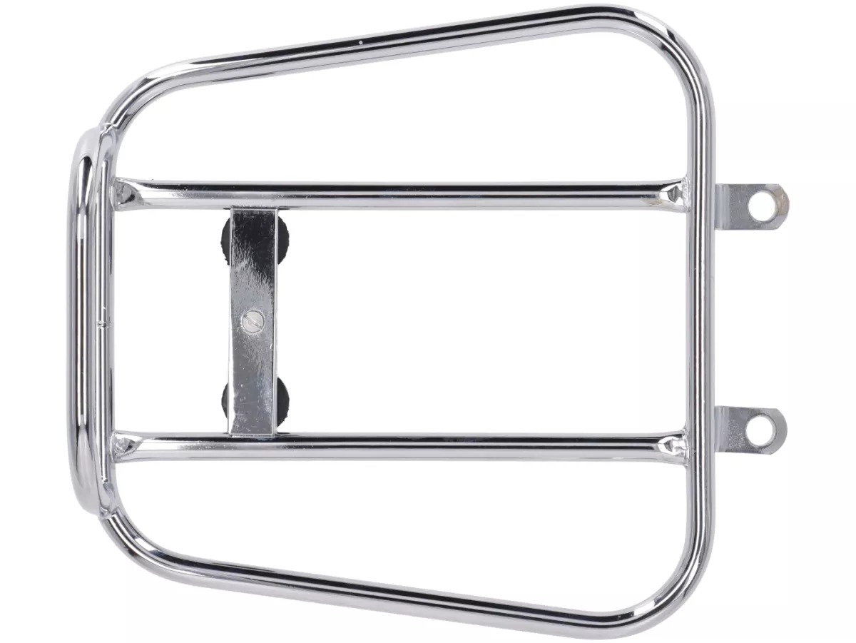 Rear luggage rack -PLC CORSE Sprint Rack- Vespa Wideframe V1-V15, V30-V33, VM, VN, VL, VB - chrome-plated