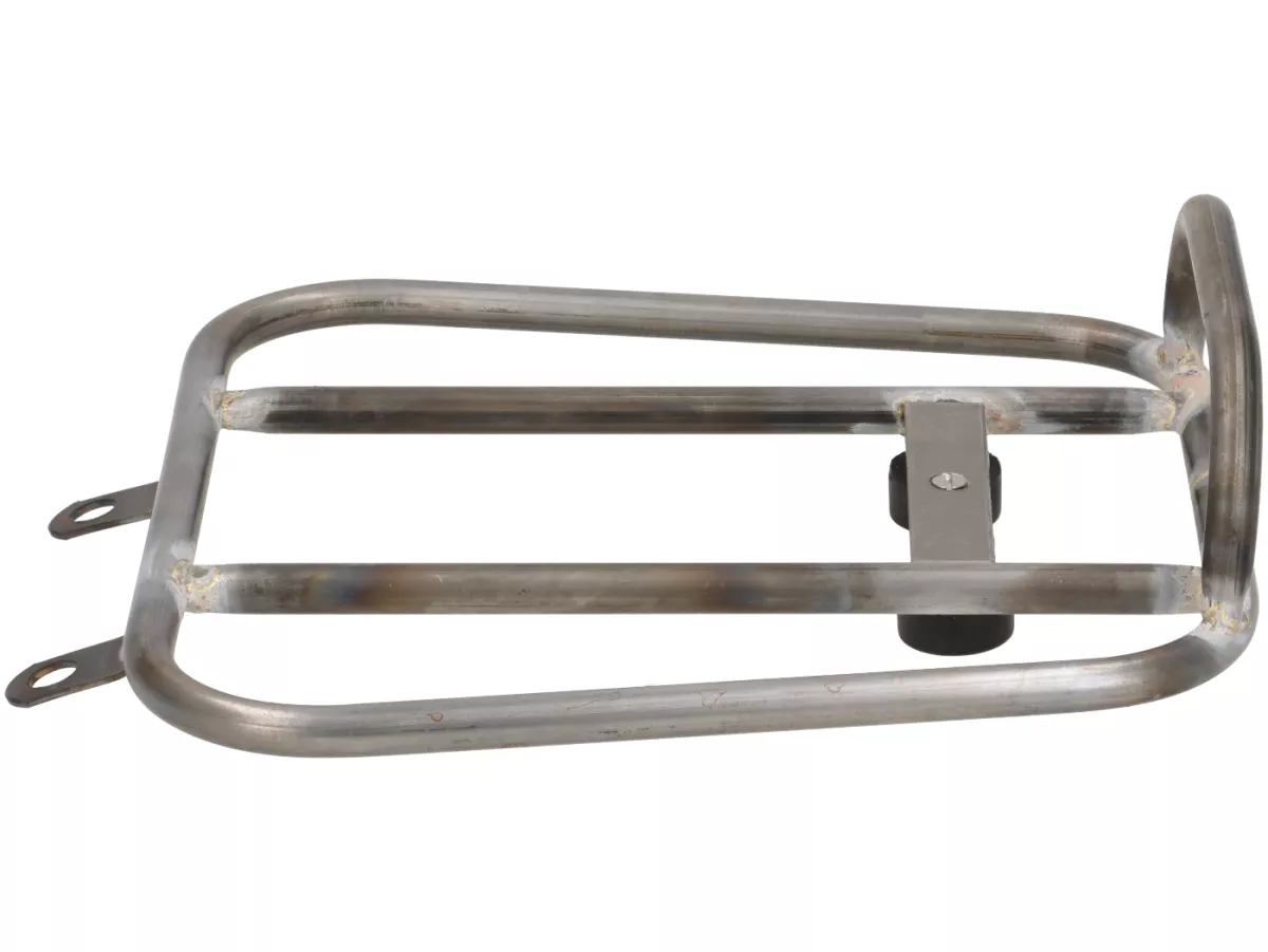 Rear luggage rack -PLC CORSE Sprint Rack- Vespa Wideframe V1-V15, V30-V33, VM, VN, VL, VB - raw style - bare metal (not protected against rust)