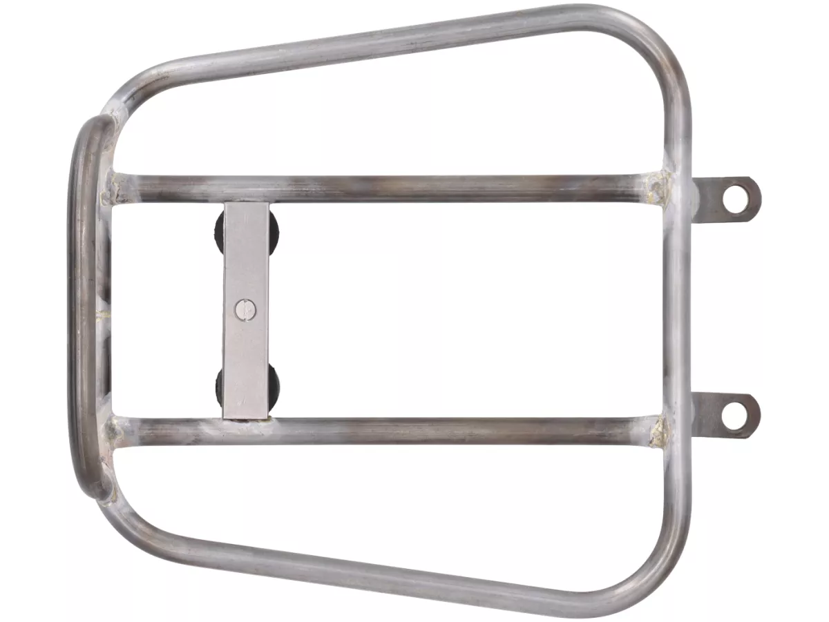 Rear luggage rack -PLC CORSE Sprint Rack- Vespa Wideframe V1-V15, V30-V33, VM, VN, VL, VB - raw style - bare metal (not protected against rust)