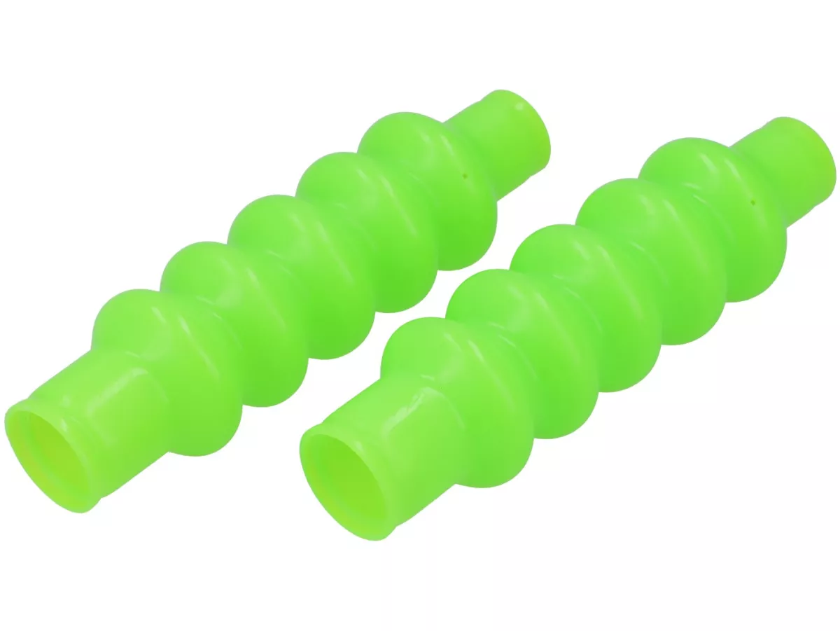 Schokdemperbalg voor-BGM PRO Gaitors- Lambretta LI, LIS, SX, TV, DL, GP - neon groen